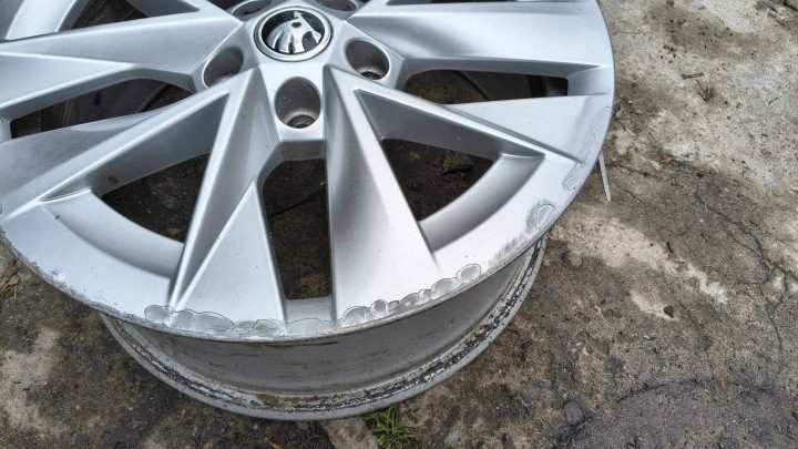 Литой диск Skoda OE Octavia Mk4 5E3601025 7"x17" 5x112 ET 46, фото 4