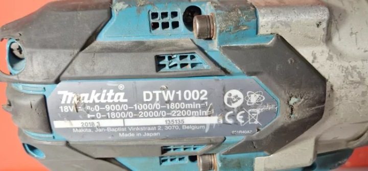 Ударный гайковерт бесщеточный 18V 2x5Ah BL LXT 1/2 1200 Нм Makita DTW1002RTJ, фото 3