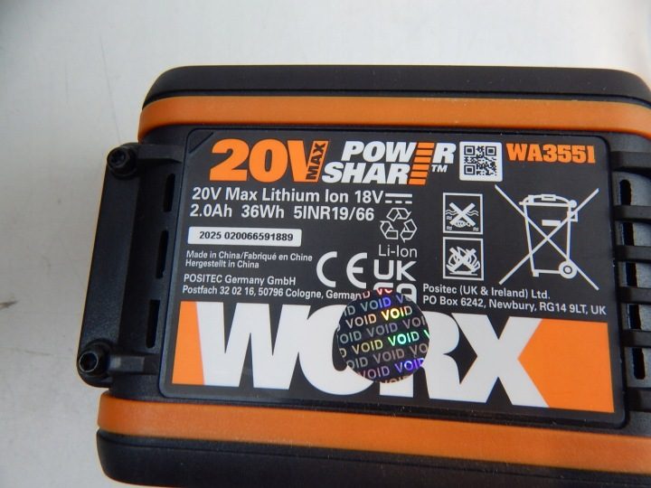 Worx аккумуляторный пылесос автомобильный 20V WX030, фото 5