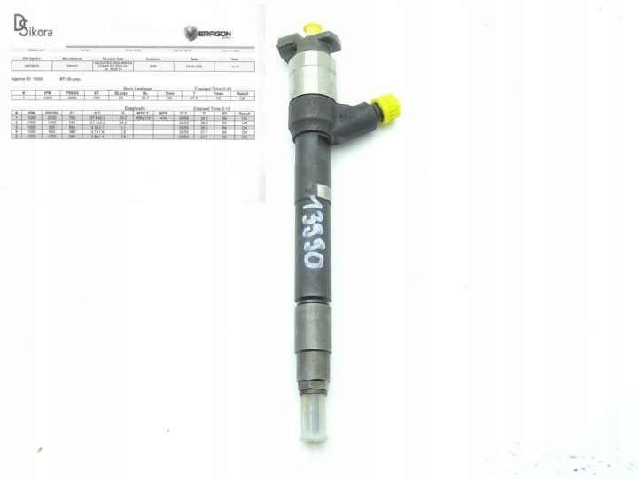 OPEL ASTRA K 15-19 1.6 CDTI ФОРСУНКА DENSO 55578075 ТЕСТ РАСПЕЧАТКА, фото 1