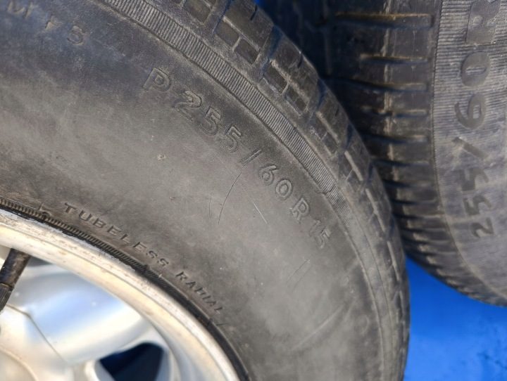 КОЛЕСА ЛИТЫЕ ДИСКИ КОМПЛЕКТ SUZUKI VITARA I 255/60 R15, фото 6