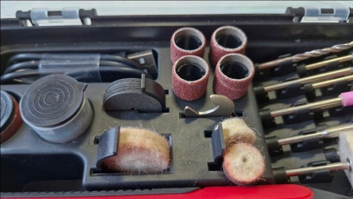 KS Tools Mini Полировальная машинка Frezarka Аккумуляторная 51 шт., фото 6