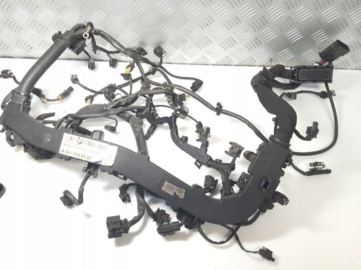Жгут проводки двигатель Mercedes W212 W204 2.2 2.0 6511591025 6510106907, фото 4