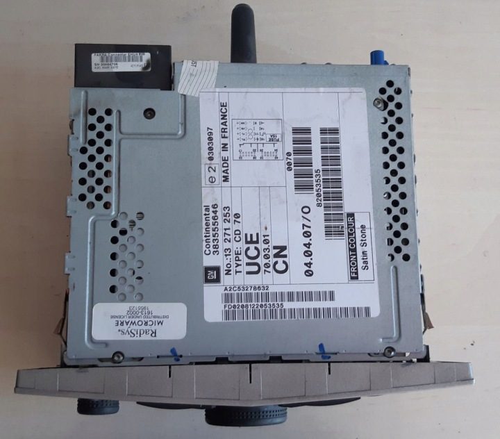 Автомагнитола Opel ASTRA H ZAFIRA B 1-DIN, фото 10