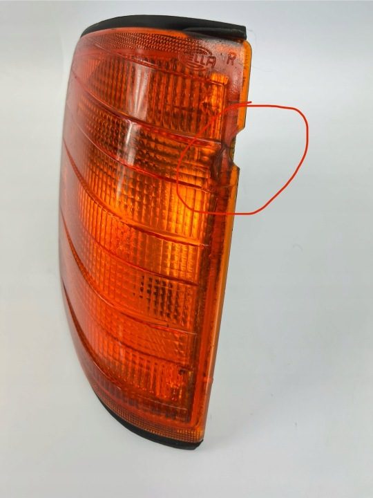 ПОВОРОТНИК ПРАВЫЙ ПЕРЕДНИЙ MERCEDES W124 HELLA ОРАНЖЕВЫЙ, фото 2