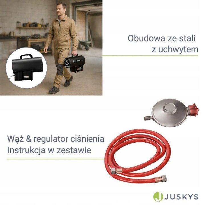 ОТОПИТЕЛЬ ГАЗОВЫЙ 30 кВт MOBILNA ВЕНТИЛЯТОР ОБОГРЕВАТЕЛЬ ПЕЧКА + ШЛАНГ РЕДУКТОР, фото 7