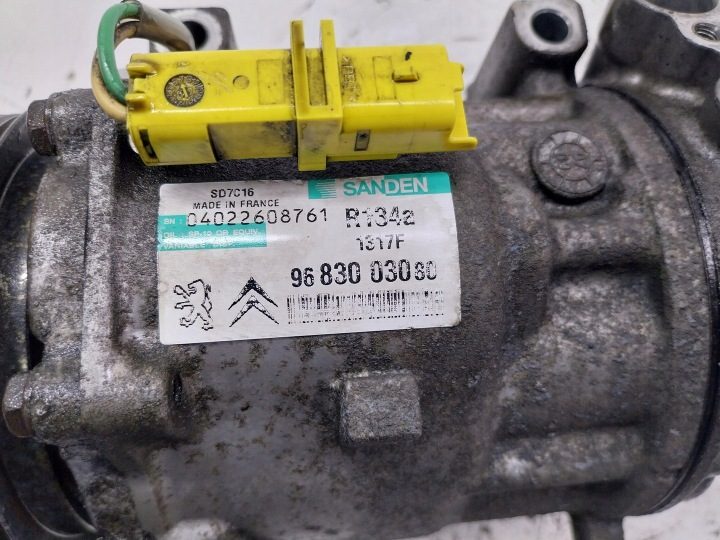 КОМПРЕССОР КОНДИЦИОНЕРА CITROEN C5 II 9683003080, фото 2