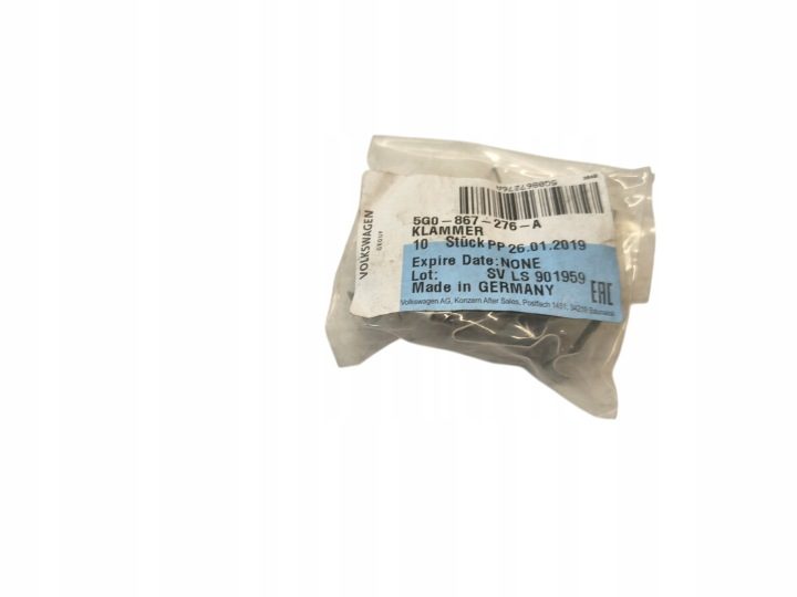 AUDI SEAT SKODA VOLKSWAGEN КЛИПСЫ ГНЕЗДО ДВЕРИ 5G0867276A, фото 4