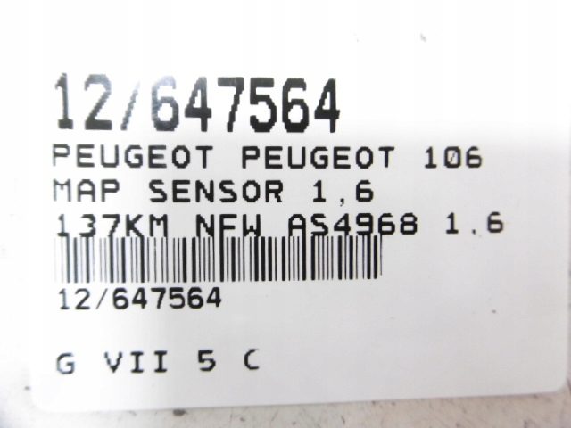 PEUGEOT 106 Датчик MAP, фото 5