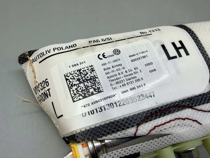 VW Tiguan II подушка безопасности Airbag сиденья в левое 5NA880241F, фото 2