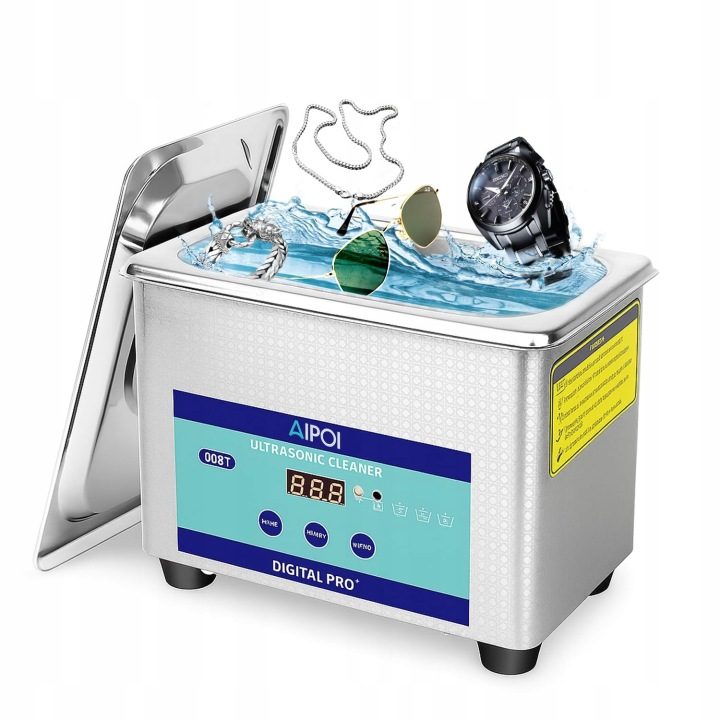 Мойка ультразвуковая sterylizator AIPOI 800ml, 35W. Сталь нержавеющая, фото 1