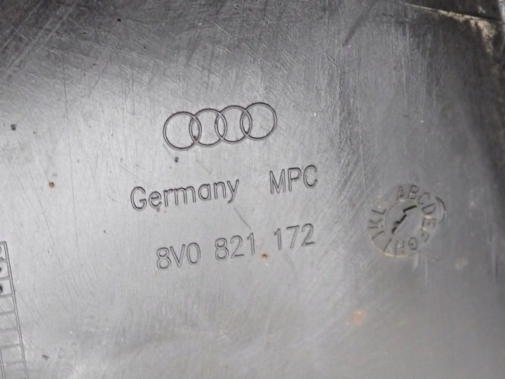 ПОДКРЫЛОК ПРАВЫЙ ПЕРЕДНИЙ ОРИГИНАЛ 8V0821172 AUDI A3 8V 13 г., фото 7