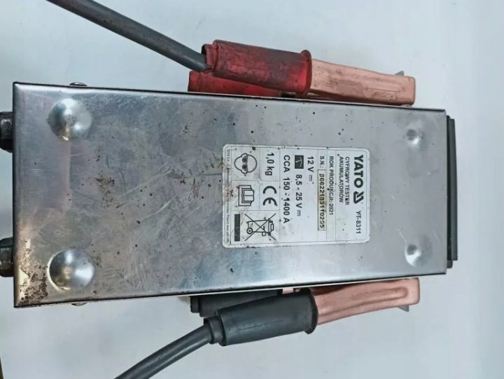 Yato YT-8311 Тестер аккумуляторов цифровой 12V, фото 6