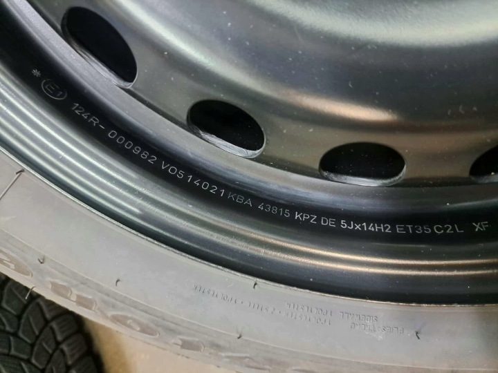 4× Штампованный диск Volkswagen KBA43815 KBA 43815 5.0" x 14" 4x100 ET 35, фото 7
