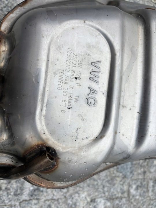ГЛУШИТЕЛЬ VW GOLF VIII R VARIANT 2.0 TSI 5H9253609, фото 7