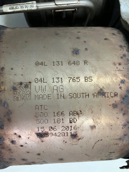 Фильтр DPF катализатор 1.6 TDI 120 л.с. DCX DCXA Passat B8 3G 04L131765BS, фото 5