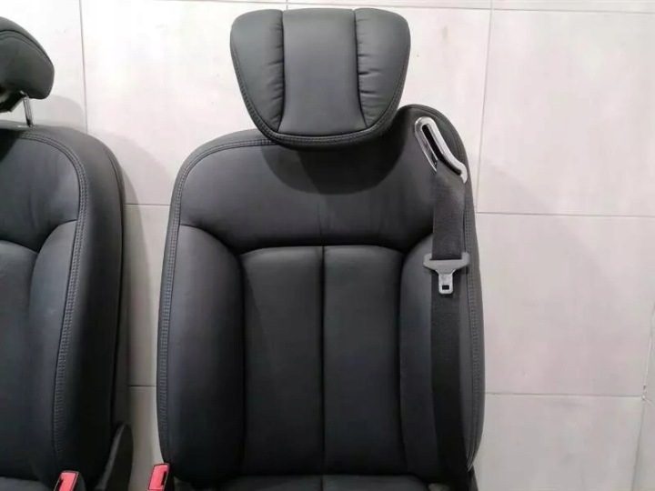 Комплект сидений Maybach 62 V240 кожаный черный с monitorami TV W240, фото 5