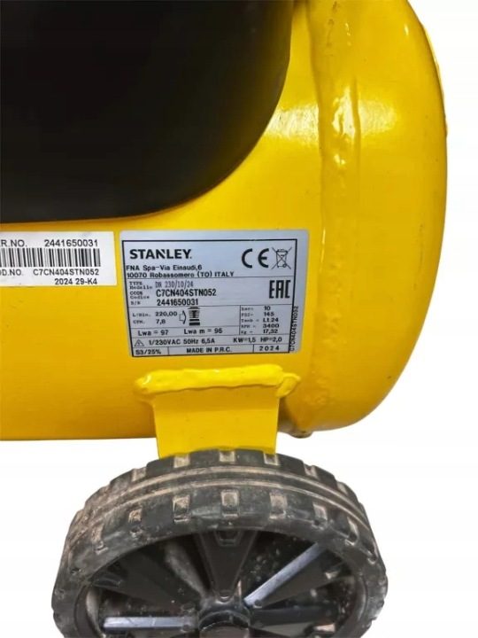Компрессор безмасляный Stanley 24 l 10 бар 2 Л.С., фото 4