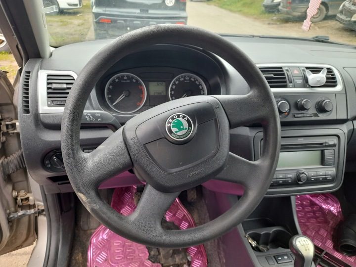 SKODA FABIA II РУЛЬ AIRBAG ВОДИТЕЛЯ, фото 3