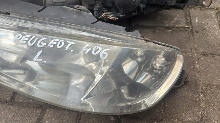 Фара левая передняя Peugeot 406, фото 4