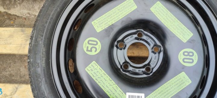 ДОКАТКА ЗАПАСКА AUDI A4 B8 A5 8T 125/70 4J R19 5X112 8K0601027D, фото 3