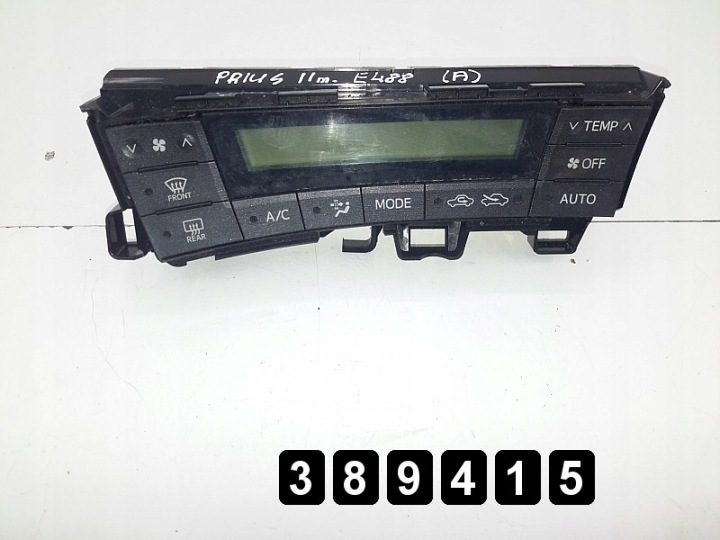 2011 Toyota Prius Модуль управления кондиционером RHD 75d725, фото 1