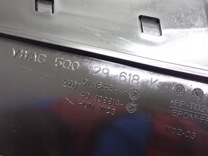 КОРПУС ВОЗДУШНОГО ФИЛЬТРА ОРИГ. 5Q0129601CC 5Q0129618K VW GOLF VIII 8 5H 25 г., фото 6
