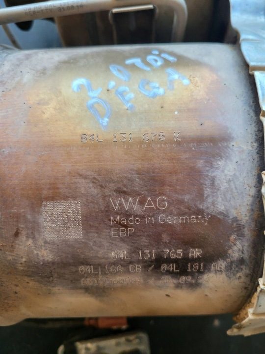 Катализатор/DPF 2.0 TDI DFG Skoda Volkswagen Audi 5Q0131705AQ, фото 3
