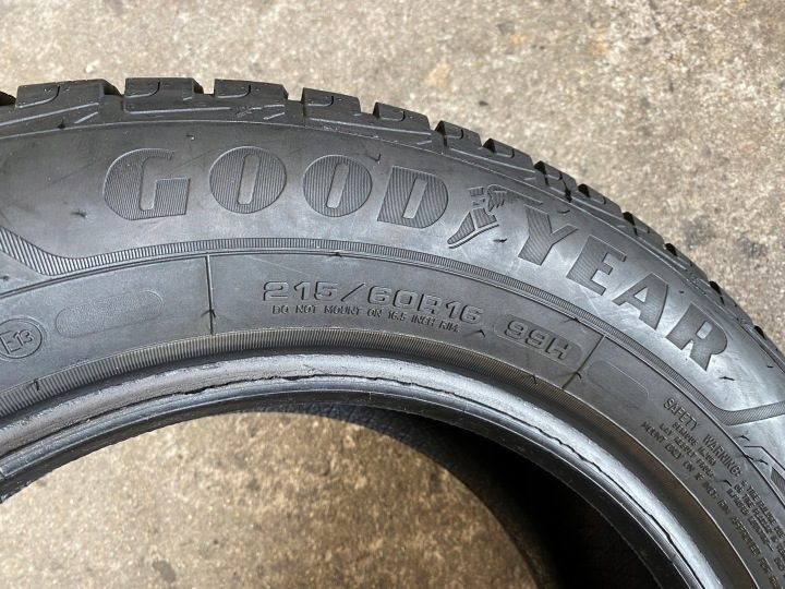Шина зимняя Goodyear Ultra Grip Performance + 215/60R16 99 H сцепление на снегу (3PMSF), усилитель (XL), фото 5