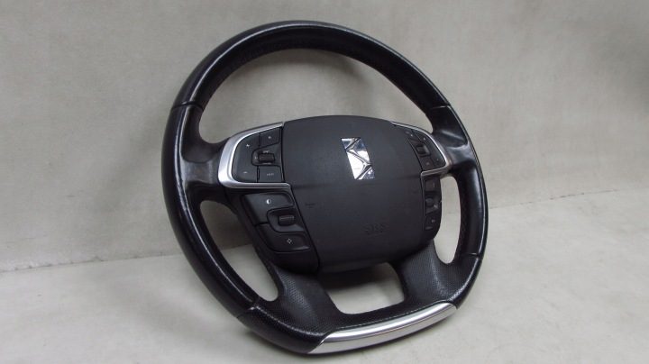 CITROEN DS4 C4 II 11-15 РУЛЬ КОЖА МУЛЬТИФУНКЦИОНАЛЬНАЯ ПОДУШКА БЕЗОПАСНОСТИ, фото 3