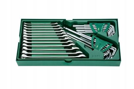 SATA подрамник инструментальный зеленый 7 ящиков 299 шт. + оснащение ST95126G_299, фото 11