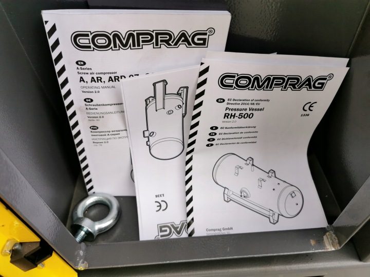 Компрессор масляный Comprag AZT COMPRAG FRD-11 500 l. 11 кВт 500 l 10 бар, фото 15