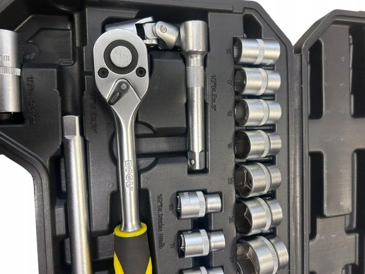 Комплект торцевых головок Drel SOC-5446 1/4" 46 элементов, фото 3