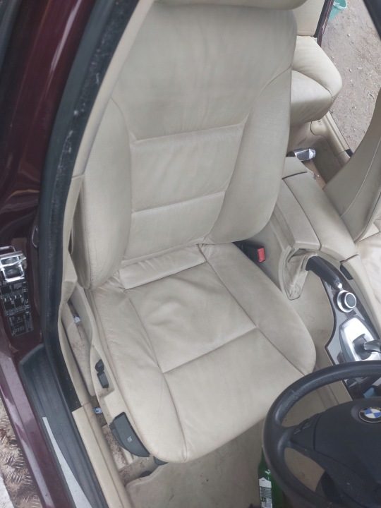 Сиденья диван кожа электрическая с подогревом BMW E61 комплект UK, фото 6