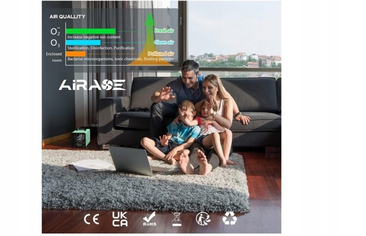 Генератор Озона Anionu Озонатор Очиститель Airaxe SMJ-215G 100W, фото 5