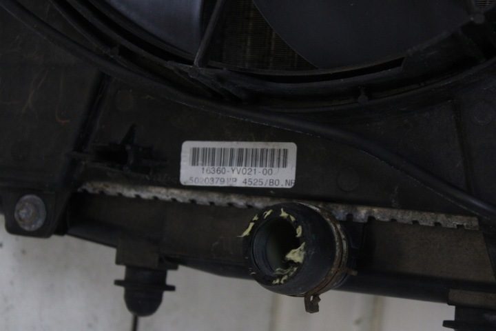 Радиатор охлаждения вентилятор Citroen C1 Peugeot 107 1.4 HDI, фото 5