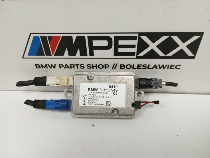 BMW G01 G11 F15 F36 F39 G30 МОДУЛЬ РАЗЪЕМ HUB USB 9355549, фото 1