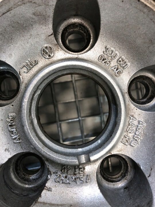 Литой диск Volkswagen OE 3D0601025AC 7.5" x 17" 5x112 ET 40, фото 4