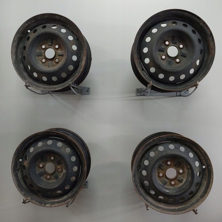 4× Штампованный диск Toyota OE Mazda 2, Yaris 5.5" x 14" 4x100 ET 45, фото 1