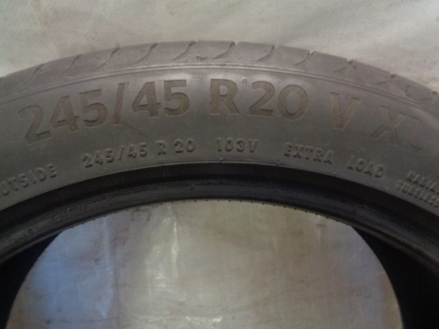 2× Шина летняя Continental PremiumContact 6 245/45R20 103 В защита диска, усилитель (XL), фото 10