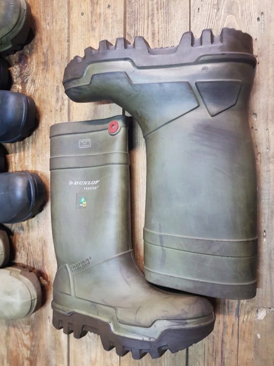 Резиновые сапоги рабочие DUNLOP разм. 47 стелька 31 см S3, фото 5