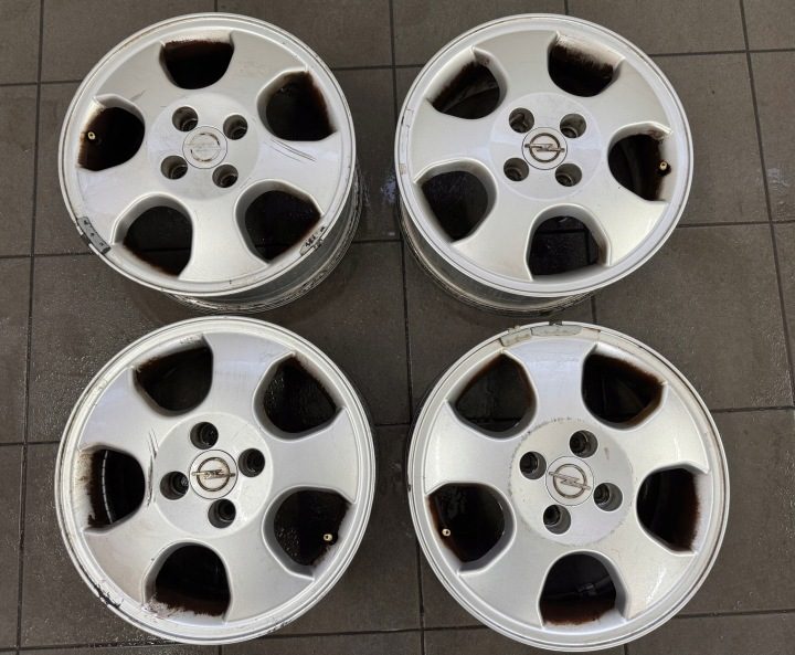4× Литой диск Opel OE 6.0" x 15" 4x100 ET 43, фото 1
