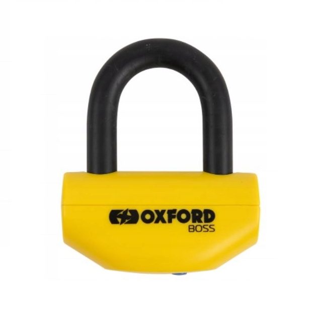 Блокиратор диска тормозного Oxford Boss 16 мм желтый OF46, фото 1