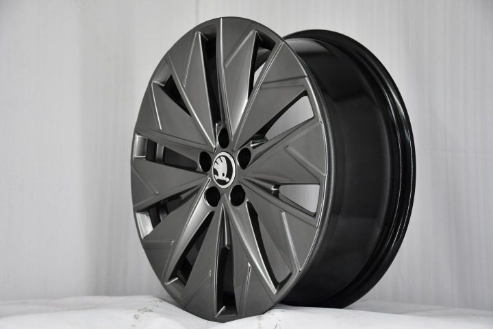 4× Литой диск Skoda OE 658601025AA 6.5" x 17" 5x100 ET 40, фото 2