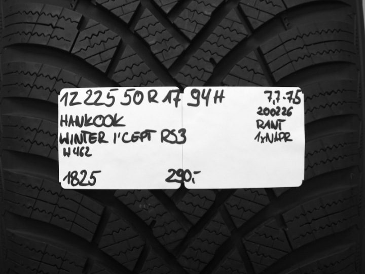 Шина зимняя Hankook Winter i*cept RS3 W462 225/50R17 94 H сцепление на снегу (3PMSF), защита диска, фото 11