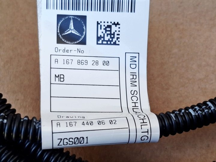 Mercedes GLE W167 19 г.-> гибкий шланг spraskiwacza A1678692800 НОВЫЙ OE, фото 5