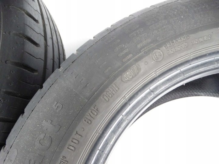 2× Шина летняя Continental ContiEcoContact 5 205/55R17 95 В усилитель (XL), фото 5