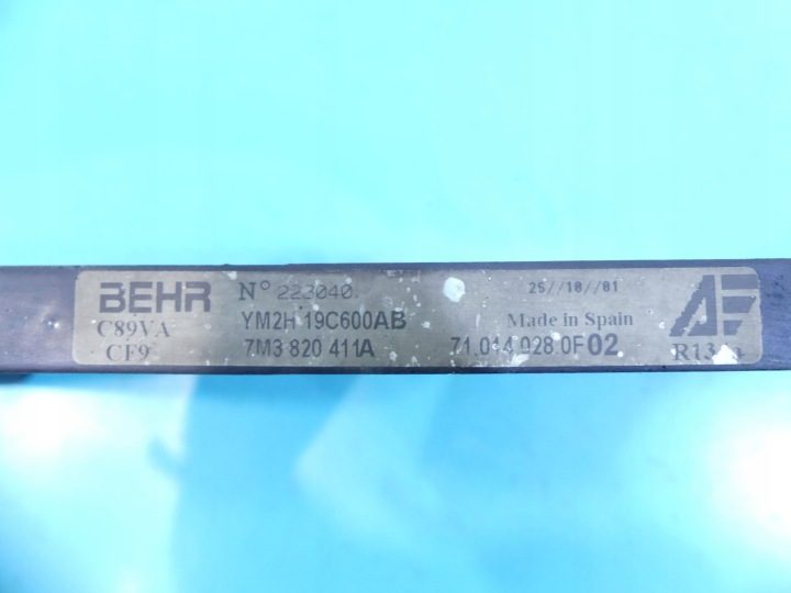 РАДИАТОР КОНДИЦИОНЕРА SHARAN 7M3820411A, 1.9 TDI, фото 3