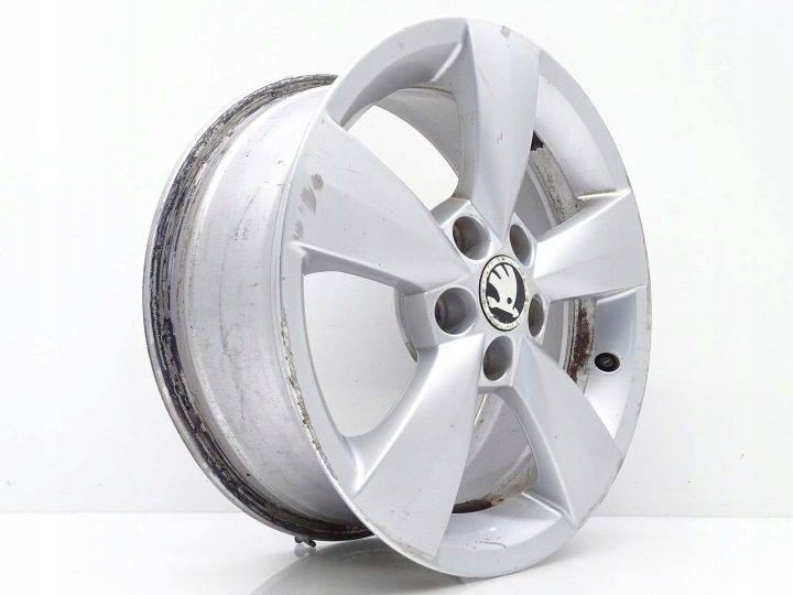 ДИСК КОЛЕСО ЛИТОЙ ДИСК R15 SKODA RAPID I 5J FABIA III 5X100 6J ET38 5JA601025, фото 2