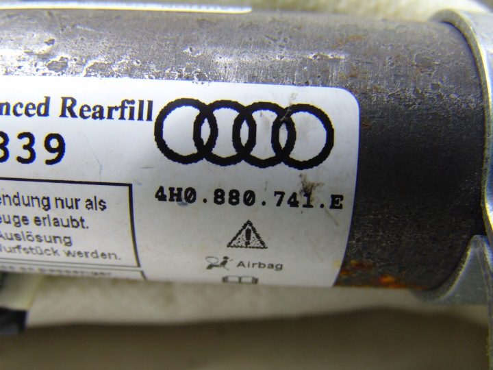 ШТОРКА ПОДУШКА БЕЗОПАСНОСТИ AIRBAG ЛЕВЫЙ AUDI A8 S8 D4 4H 4H0880741E, фото 2